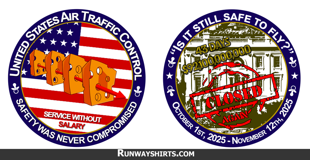 Pre-Order: 2025 Air Traffic Control Shutdown Challenge Coin