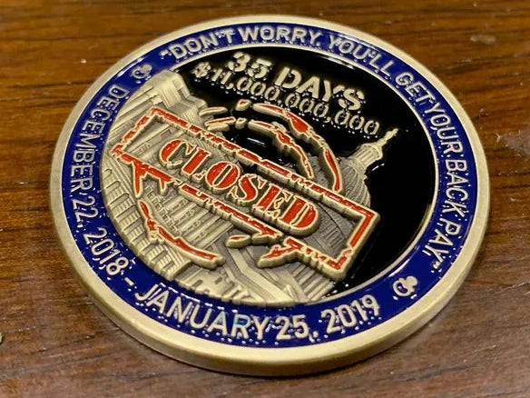 Pre-Order: 2018-2019 Air Traffic Control Shutdown Coin